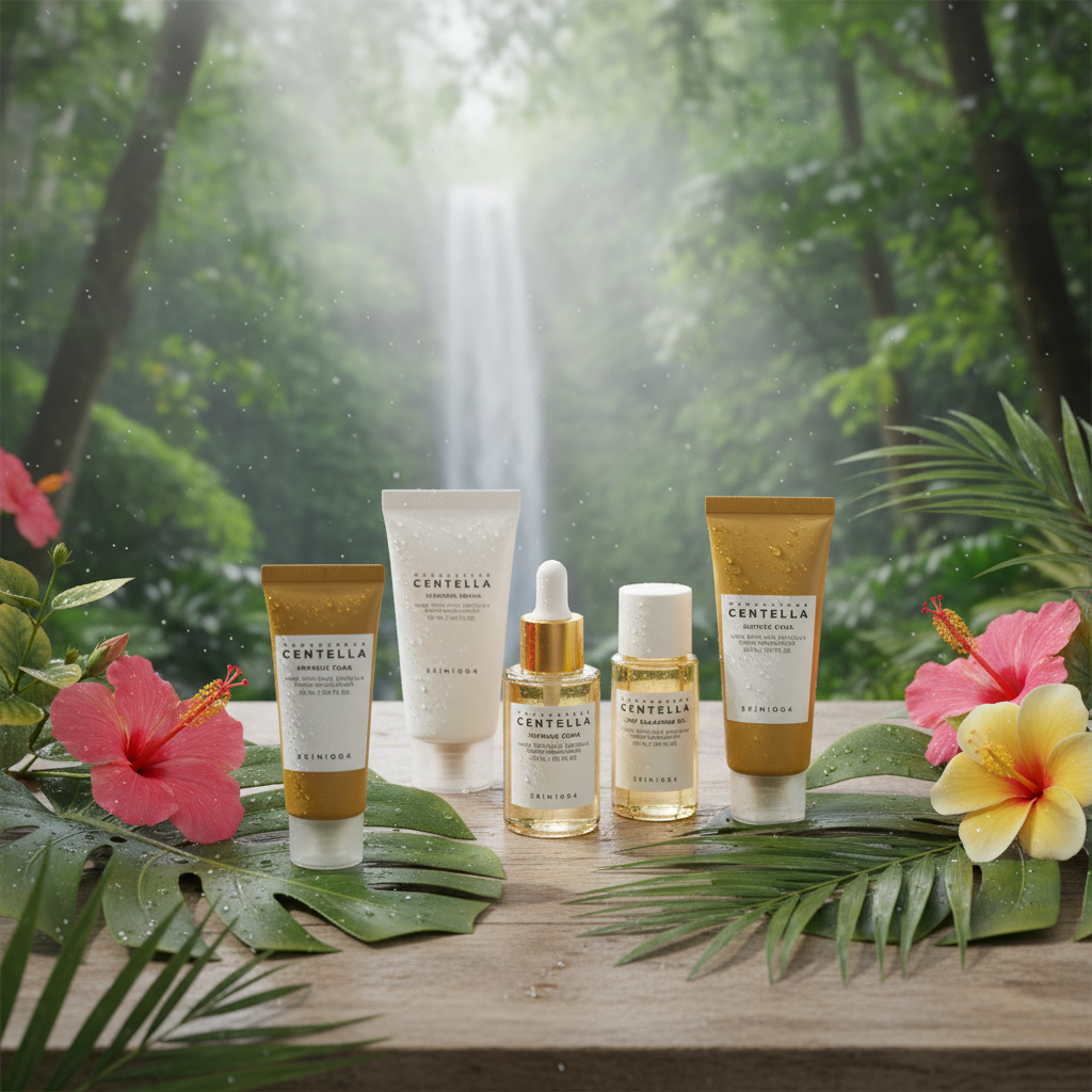 SKIN1004 - Madagascar Centella Travel Kit - Cestovní sada produktů s centellou - 5 ks