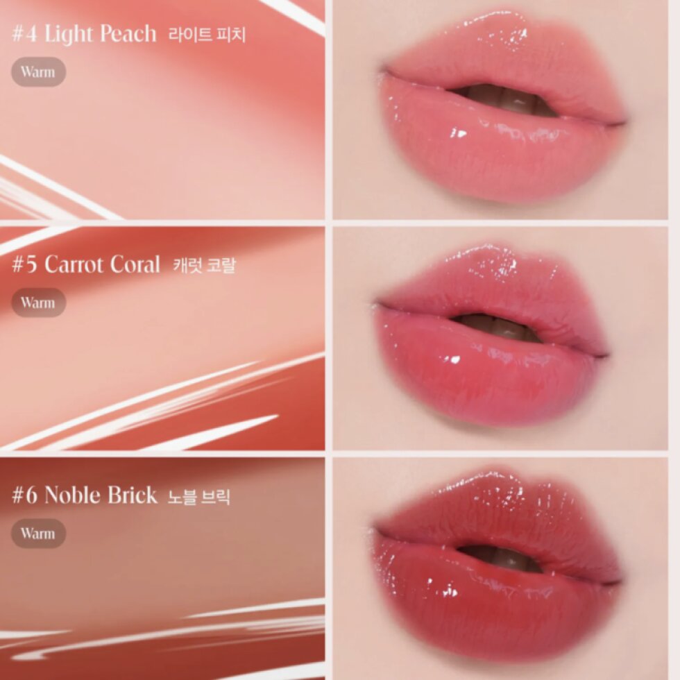 VEGANIZE - Collagen Lip Glass Balm 04. Light Peach - Kolagenový balzám na rty - 1,8 g