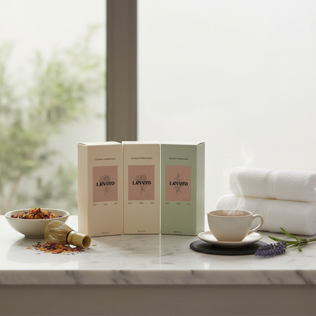 LEVERO - Power Wash Greentea - Zelený čaj čisticí pudr - 200 g