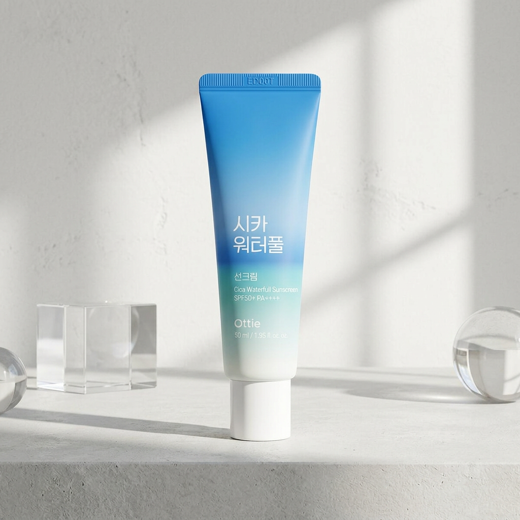 OTTIE - Cica Waterful Sunscreen SPF50+ PA++++ - Cica hydratační opalovací krém SPF50 - 50 ml