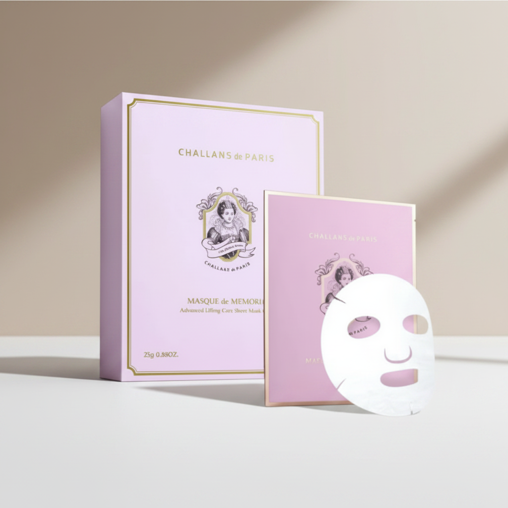 CHALLANS DE PARIS - Masque d'Memoria Excellence - Luxusní liftingová plátýnková maska - 25 ml