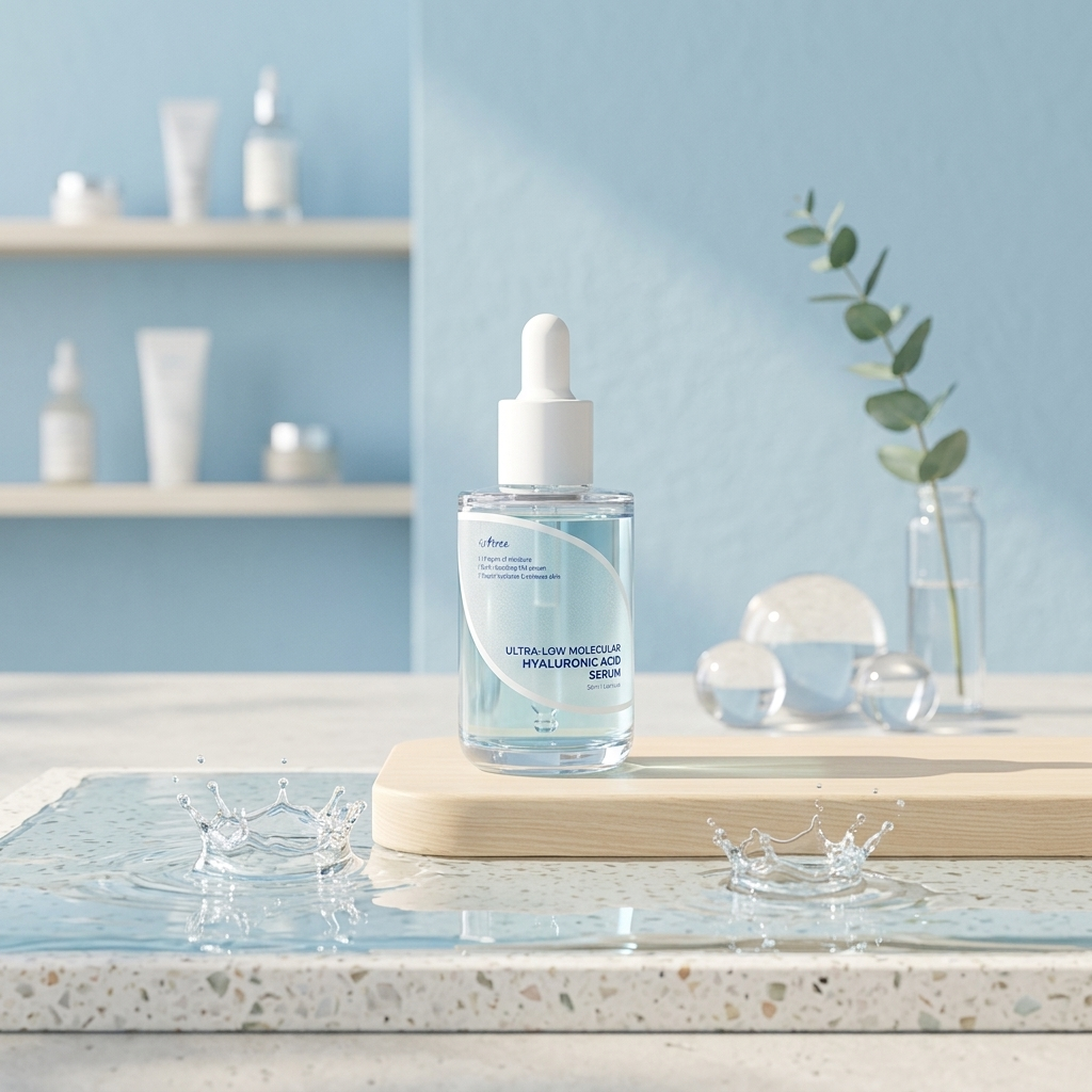 ISNTREE - Ultra-Low Molecular Hyaluronic Acid Serum - Lehké hydratační sérum s nízkomolekulární kyselinou hyaluronovou - 50 ml