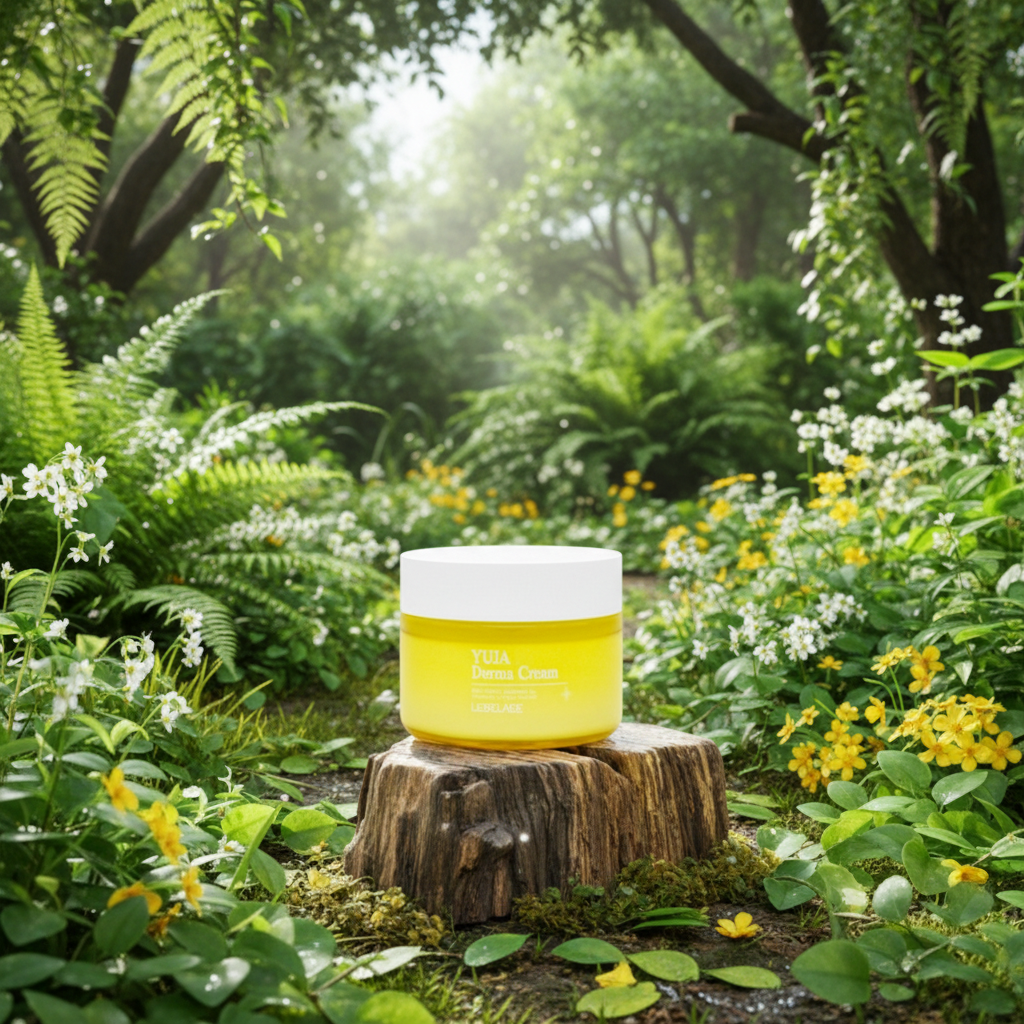 LEBELAGE - Yuja Derma Skin Cream - Rozjasňující krém s vitaminem C - 50 ml