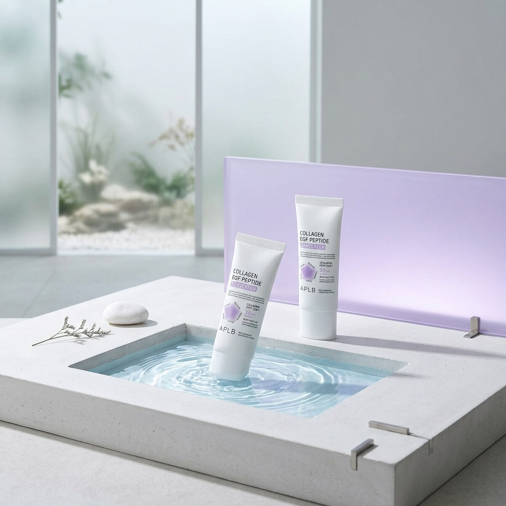 APLB - Collagen EGF Peptide Sunscreen SPF50+ PA++++ - Zpevňující, hydratační SPF s peptidy a kolagenem - 40 ml