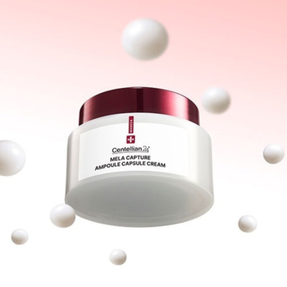 CENTELLIAN24 - Madeca Mela Capture Ampoule Capsule Cream - Rozjasňující a revitalizační krém s inovativní technologií kapslí - 55 ml