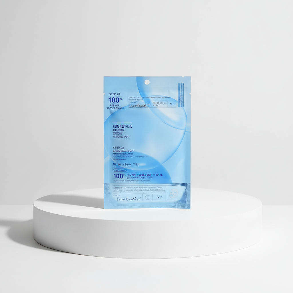 VT - Hydrop Reedle SHOT® 100hL 2Step Hydrogel Mask - Dvoufázová, hydratační maska s mikrojehličkami - 1.5 g + 33 g