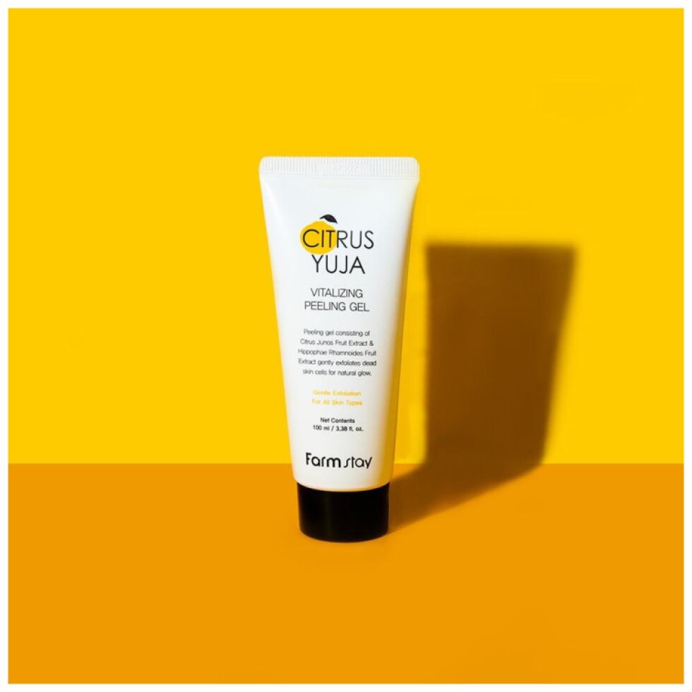 Farm Stay - Yuja Vitalizing Peeling Gel - Hydratační a rozjasňující peeling - 100 ml