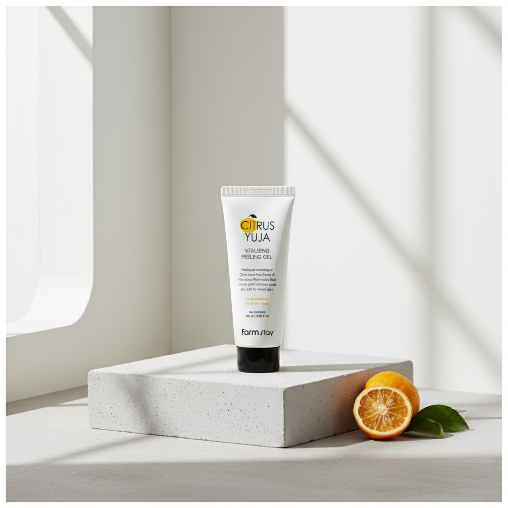 Farm Stay - Yuja Vitalizing Peeling Gel - Hydratační a rozjasňující peeling - 100 ml