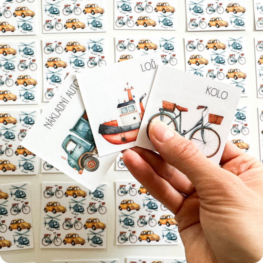 Pexeso DOPRAVNÍ PROSTŘEDKY