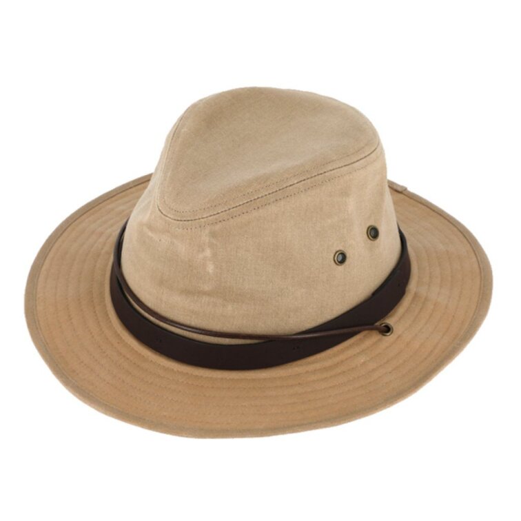 Outdoorový bavlněný klobouk s šňůrkou od Fiebig