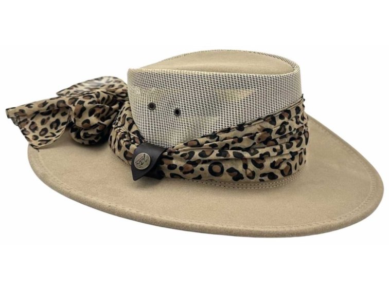 Jacaru Shady Lady – dámský australský klobouk z broušené kůže