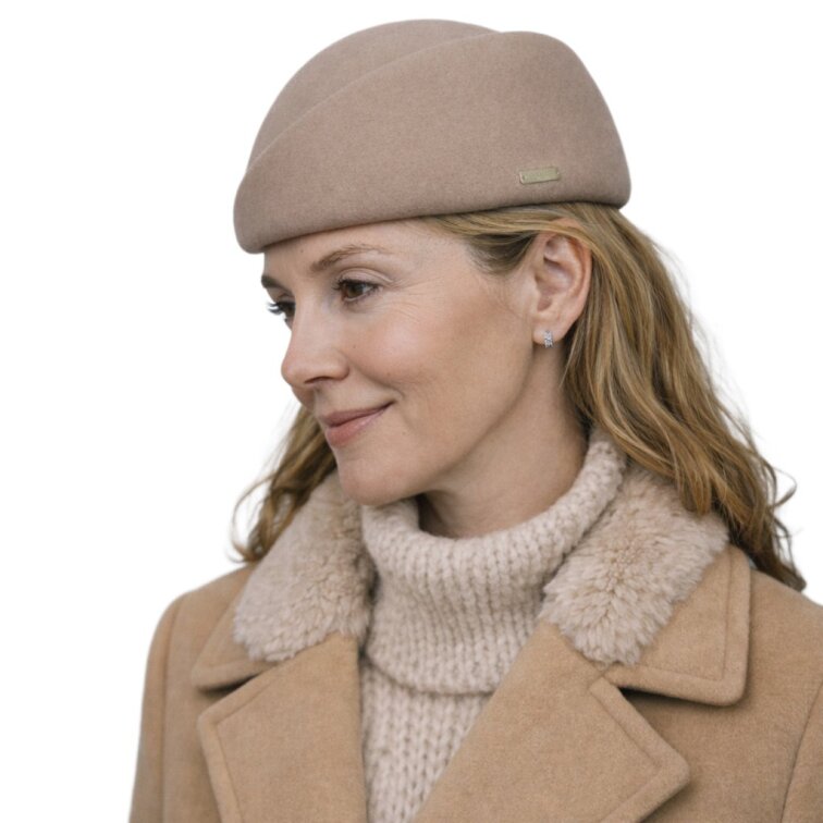 Dámská béžová plstěná lodička Seeberger z jemné vlny