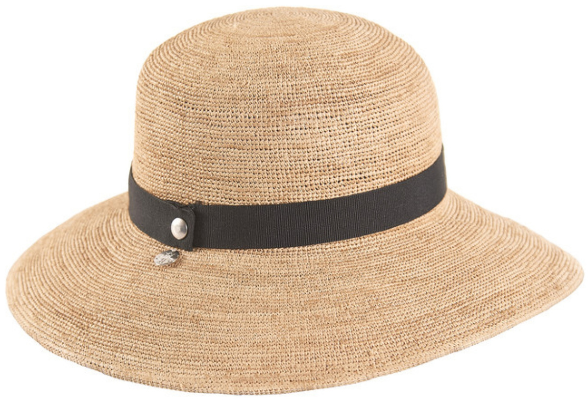 Dámský letní klobouk pamela z rafie - Pamela