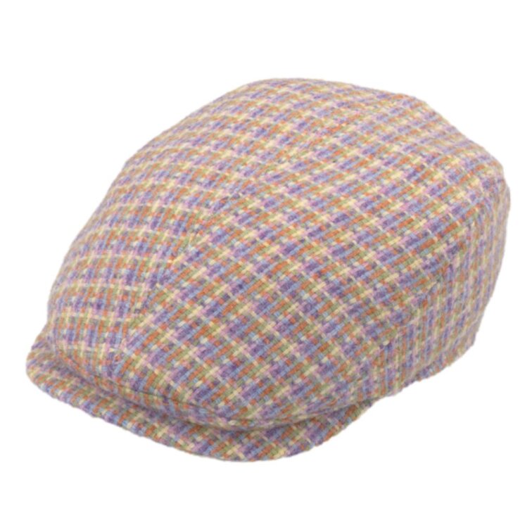 Pánská vlněná bekovka Apple Green - Fiebig - Harris Tweed