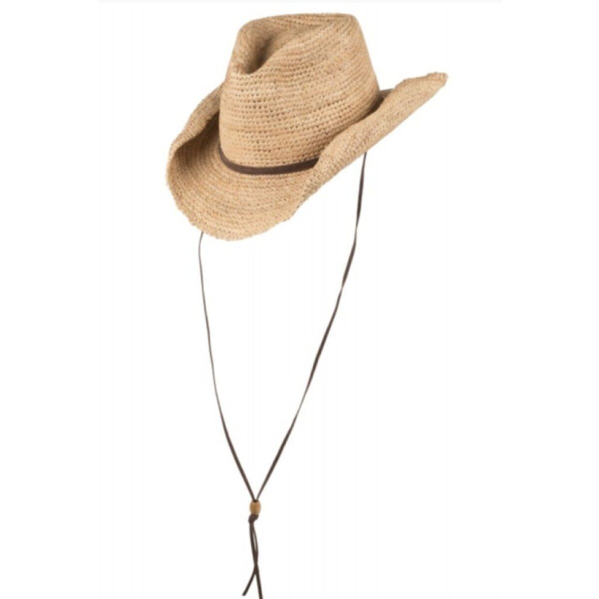 Klobouk westernový slaměný - INDY raffia Scippis