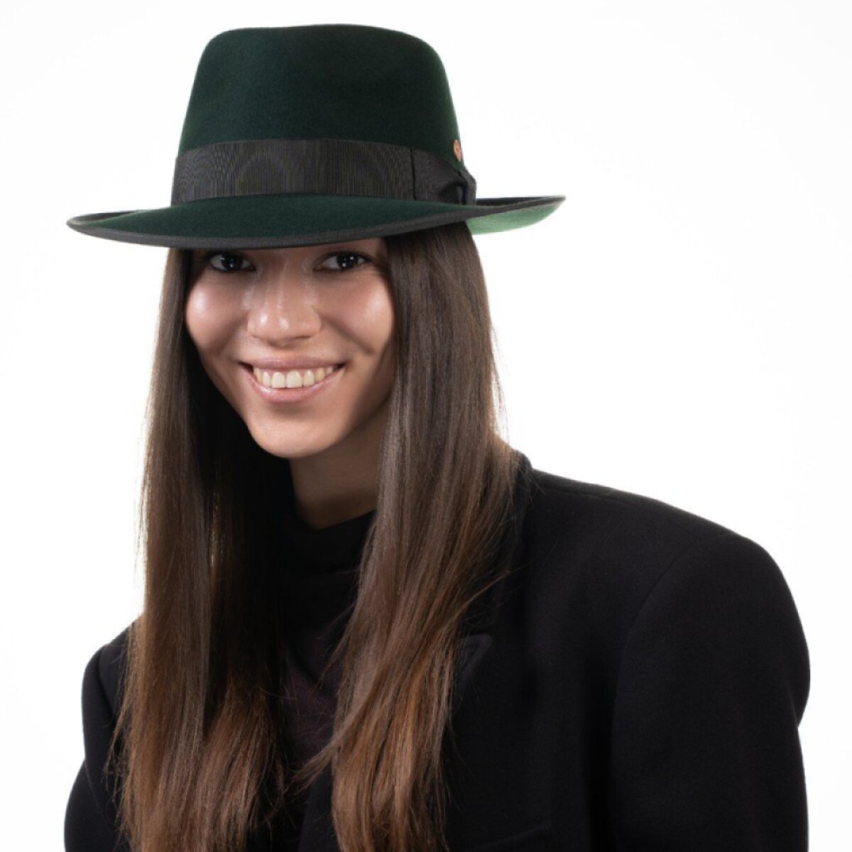 Zelený plstěný klobouk fedora Mayser Mio – Bogart