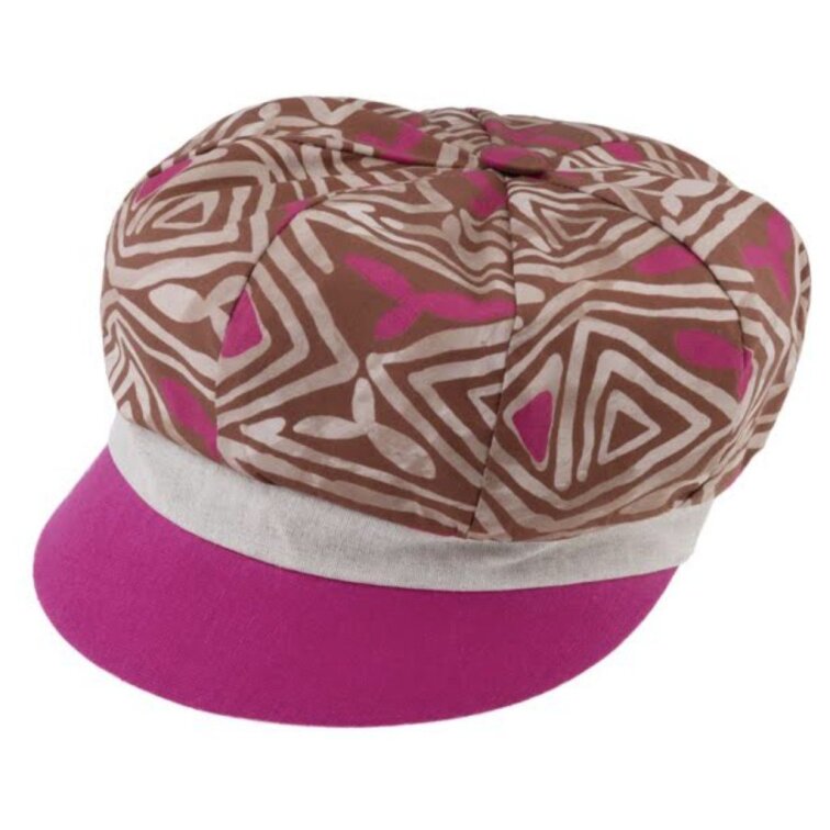 Dámská letní bekovka fuchsie od Fiebig - len a bavlna