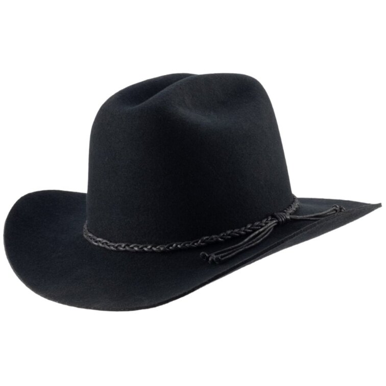 Australský černý klobouk vlněný - BANDERA