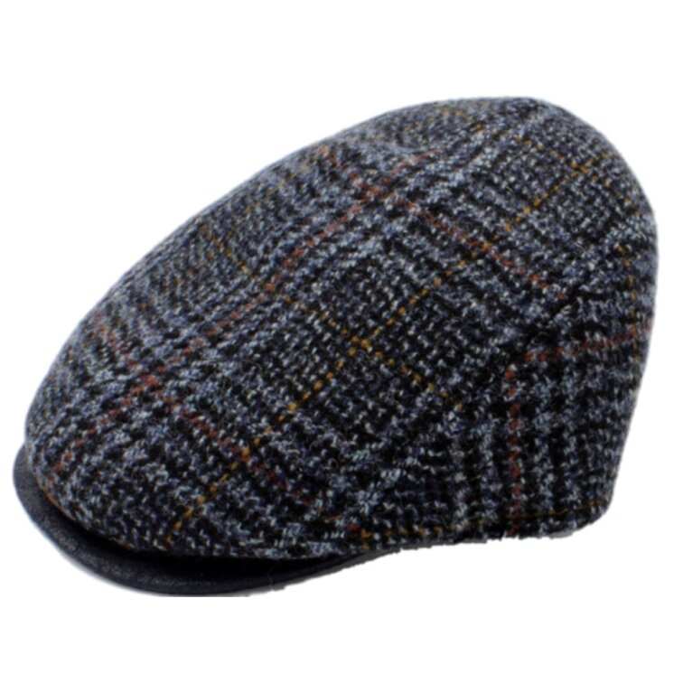 Pánská kostkovaná zimní vlněná bekovka - Fiebig