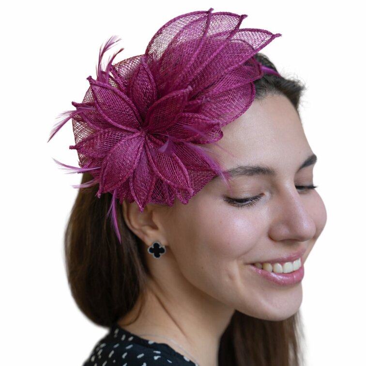 Slavnostní sisálový fascinator Seeberger