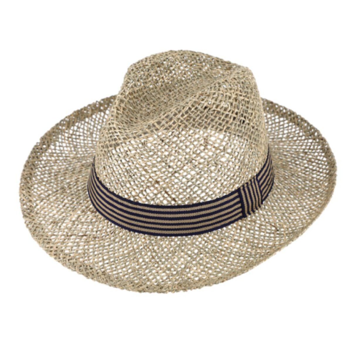 Slaměný klobouk z mořské trávy Fiebig - Fedora
