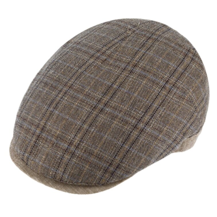 Pánská hnědá hedvábní podzimní bekovka - Fiebig since 1903