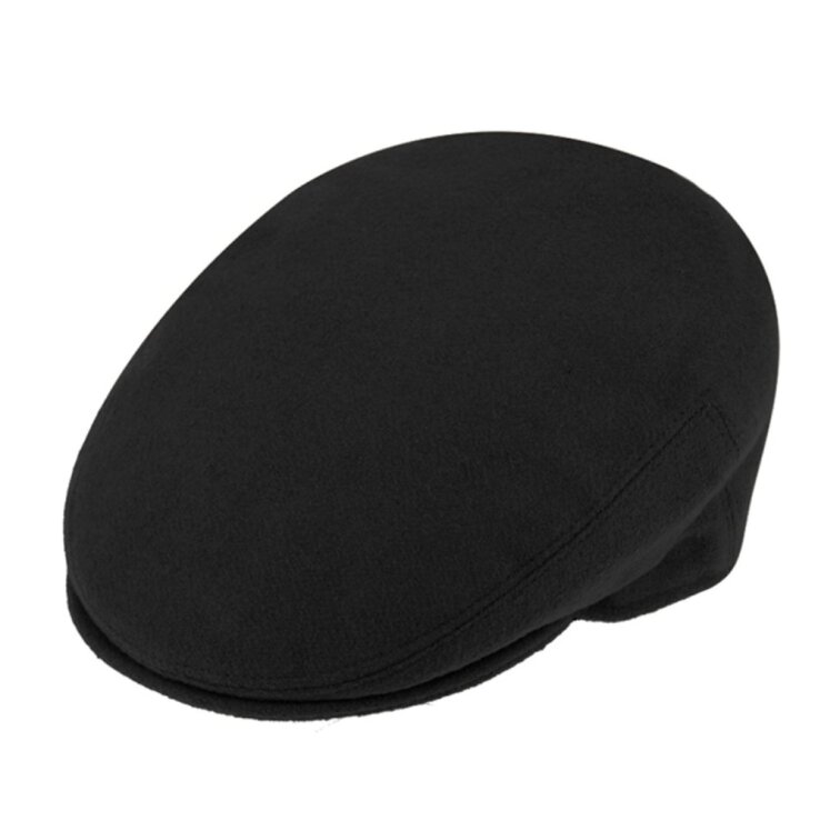 Pánská černá vlněná zimní bekovka - Fiebig