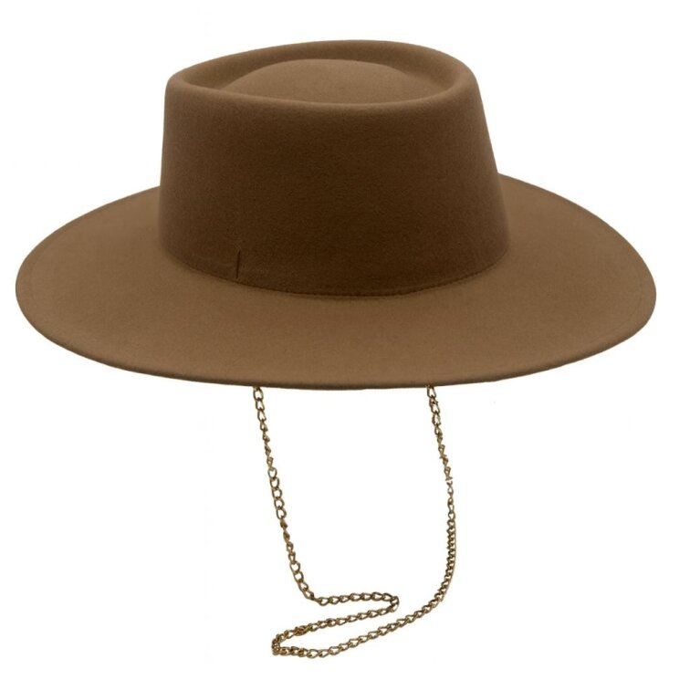 Mayser Amber – dámský hnědý elegantní klobouk