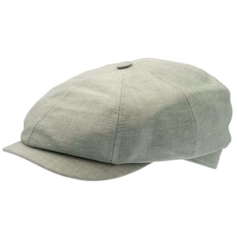 Alan – zelená osmidílná bekovka ze lnu a merina vlny