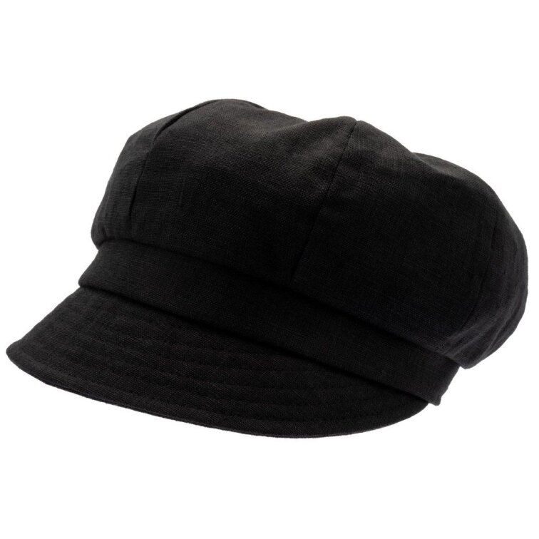 Dámská letní lněná bekovka - CTH Ericson černá