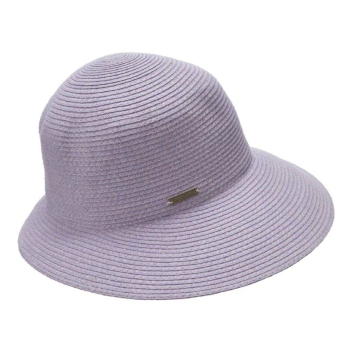 Letní dámský šeříkový nemačkavý klobouk - UV faktor 80 