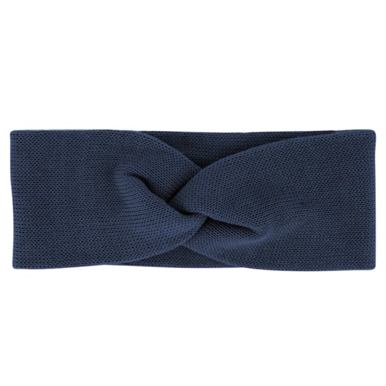 Dámská modrá čelenka od Fiebig - 100% organická bavlna