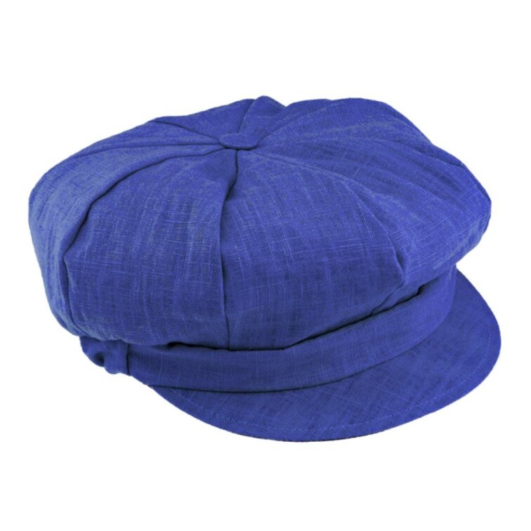 Dámská modrá letní bekovka - 100% len