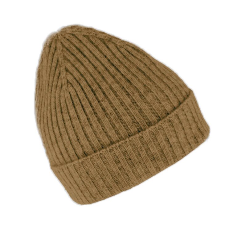 Kašmírová koňaková unisex čepice Fiebig