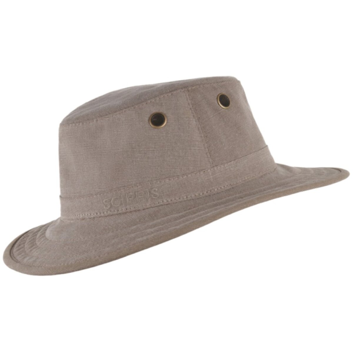 Outdoorový klobouk Scippis Explorer – hnědý, bavlněný canvas