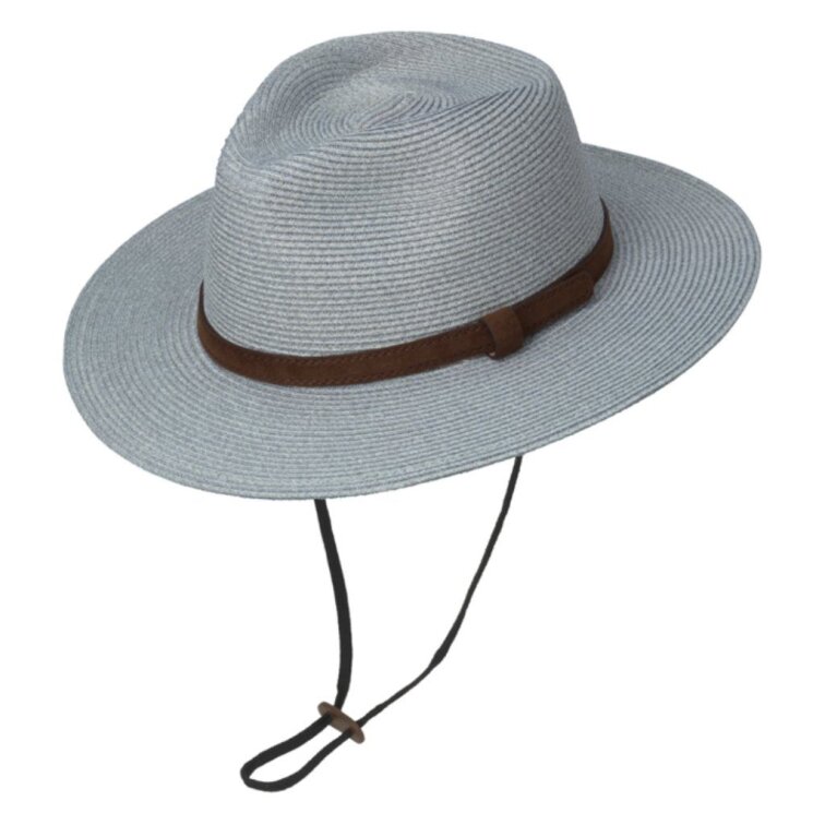 Letní nemačkavý klobouk s šňůrkou - Fiebig Blue