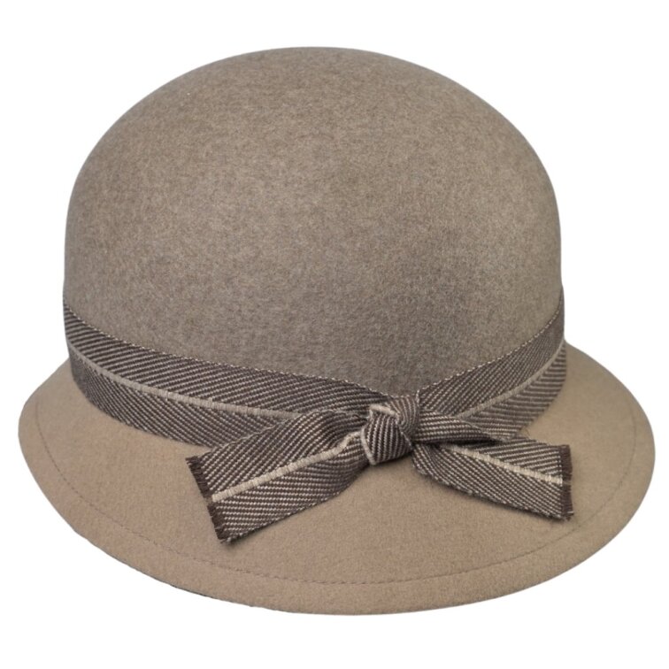 Dámský béžový Cloche klobouk - Patricia
