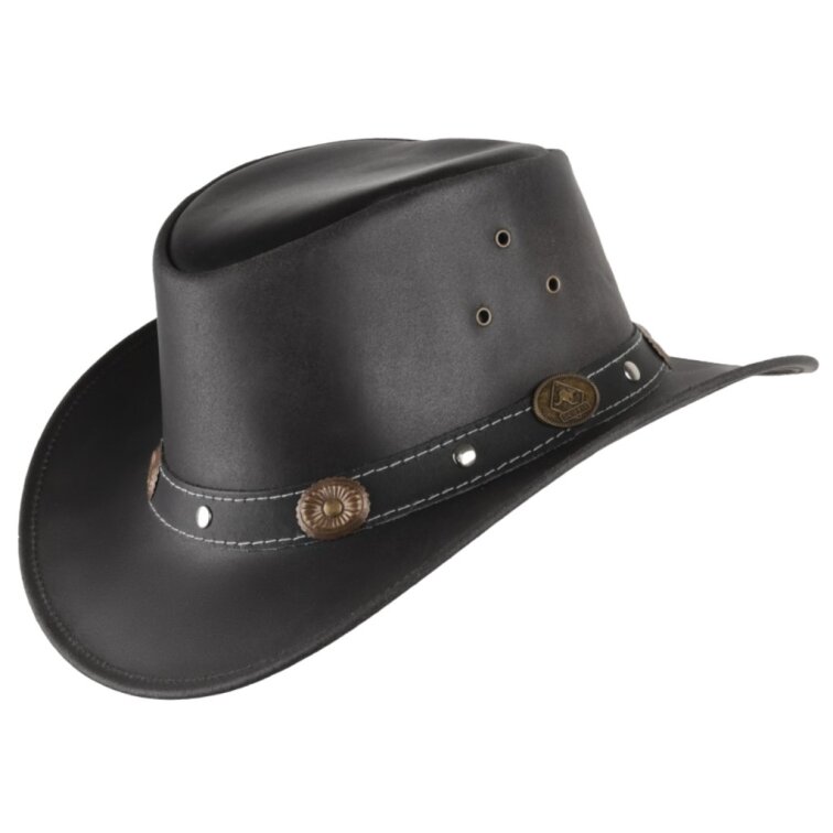 Dětský kožený western klobouk - KIDS Scippis