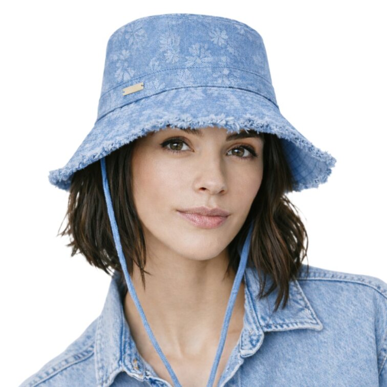 Dámský letní bucket hat Denim - Seeberger