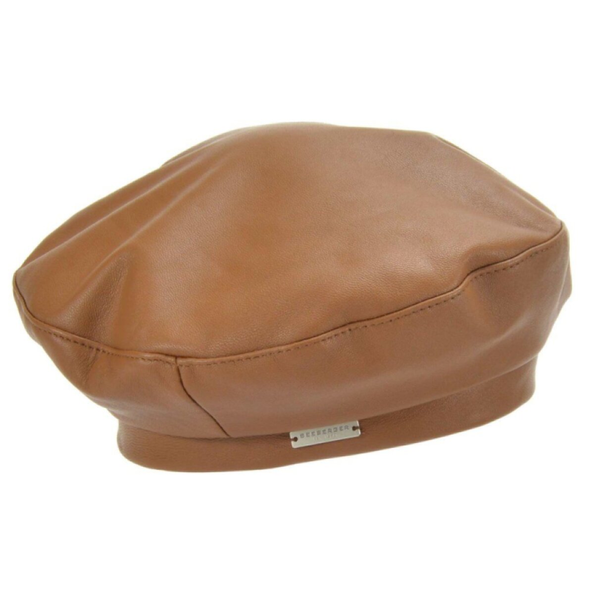 Kožený Camel baret - Basque Leather