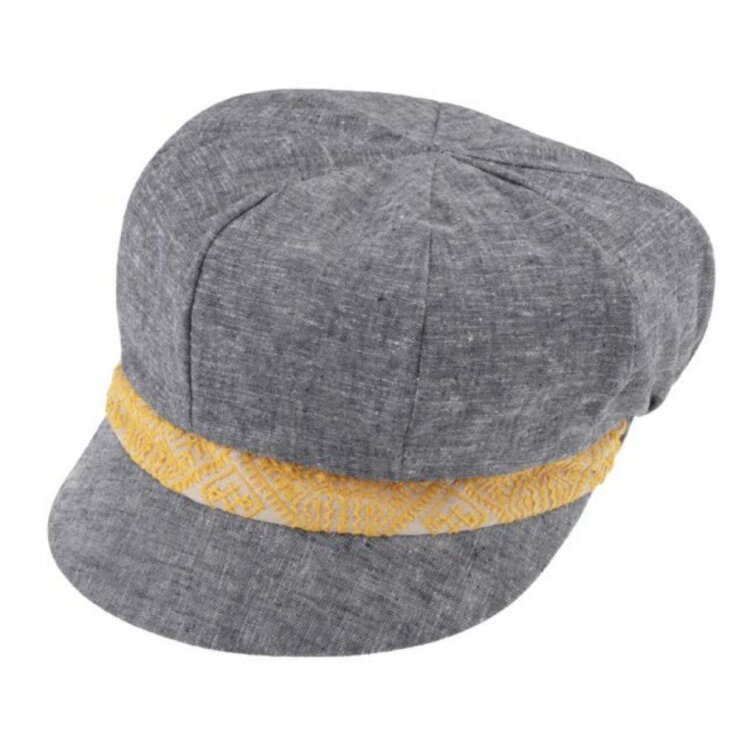 Dámská šedá letní bekovka - bavlna a len