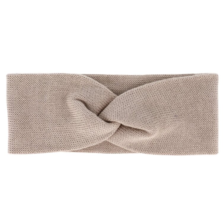 Dámská béžová čelenka od Fiebig - 100% organická bavlna