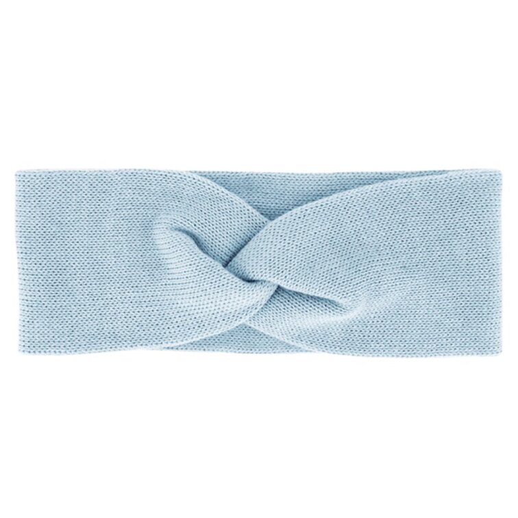 Dámská světle modrá čelenka od Fiebig - 100% organická bavlna