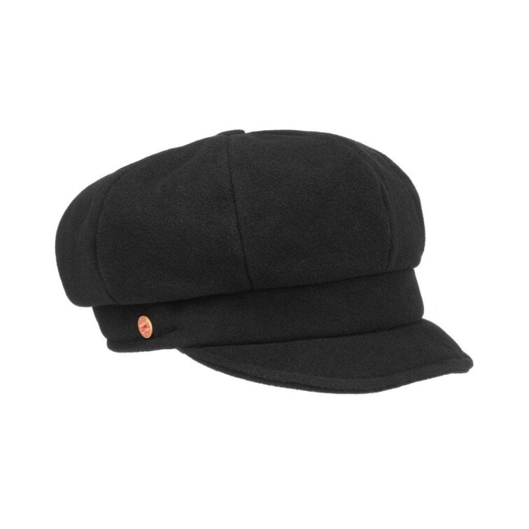 Dámská zimní černá bekovka Mayser Camila s ušními klapkami 