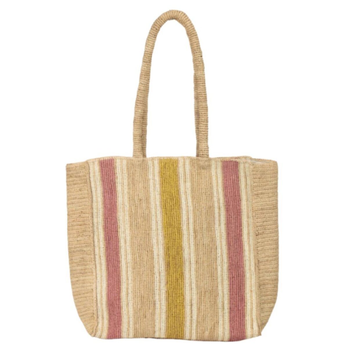 Letní slaměná taška - Mauve