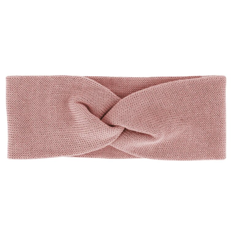 Dámská růžová čelenka od Fiebig - 100% organická bavlna