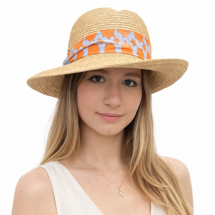 Dámský slaměný klobouk s velkou krempou - limitovaná kolekce Fléchet