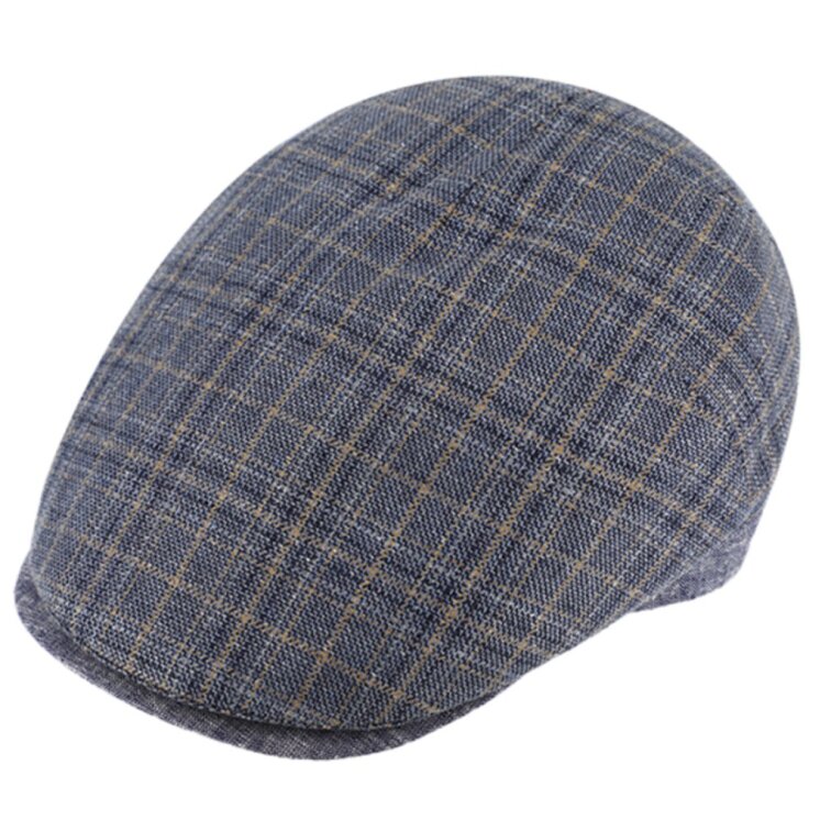 Pánská hedvábná modrá bekovka - Fiebig since 1903