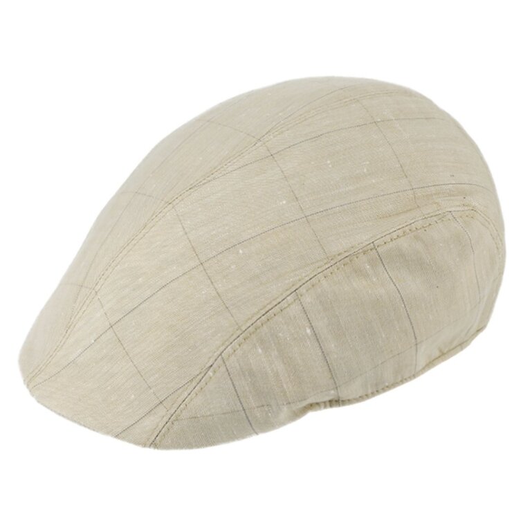 Pánská béžová letní bekovka od Fiebig - bavlna a len