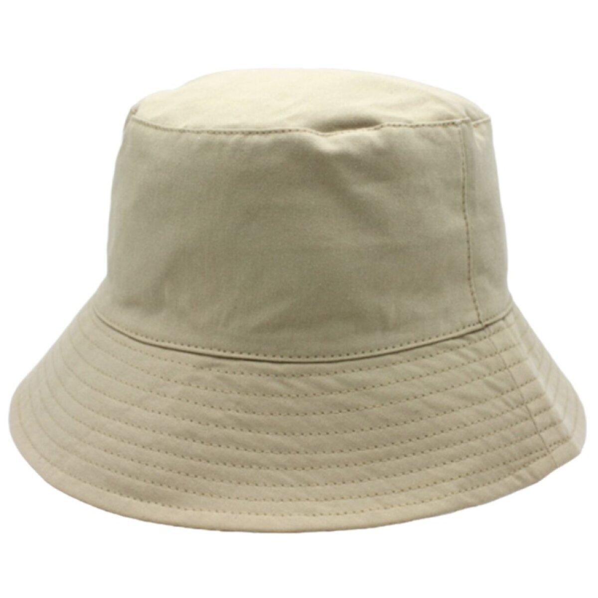 Dámský oboustranný bavlněný bucket hat béžový